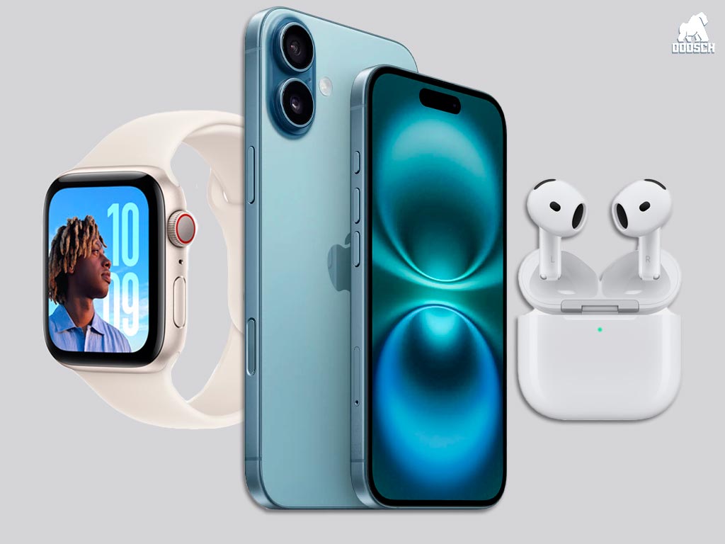 iPhone 16 + Apple Watch Series 10 + AirPods