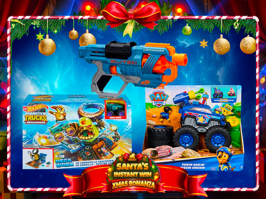 Toys Bundle M (Hot Wheels + Paw Patrol + Nerf Set)