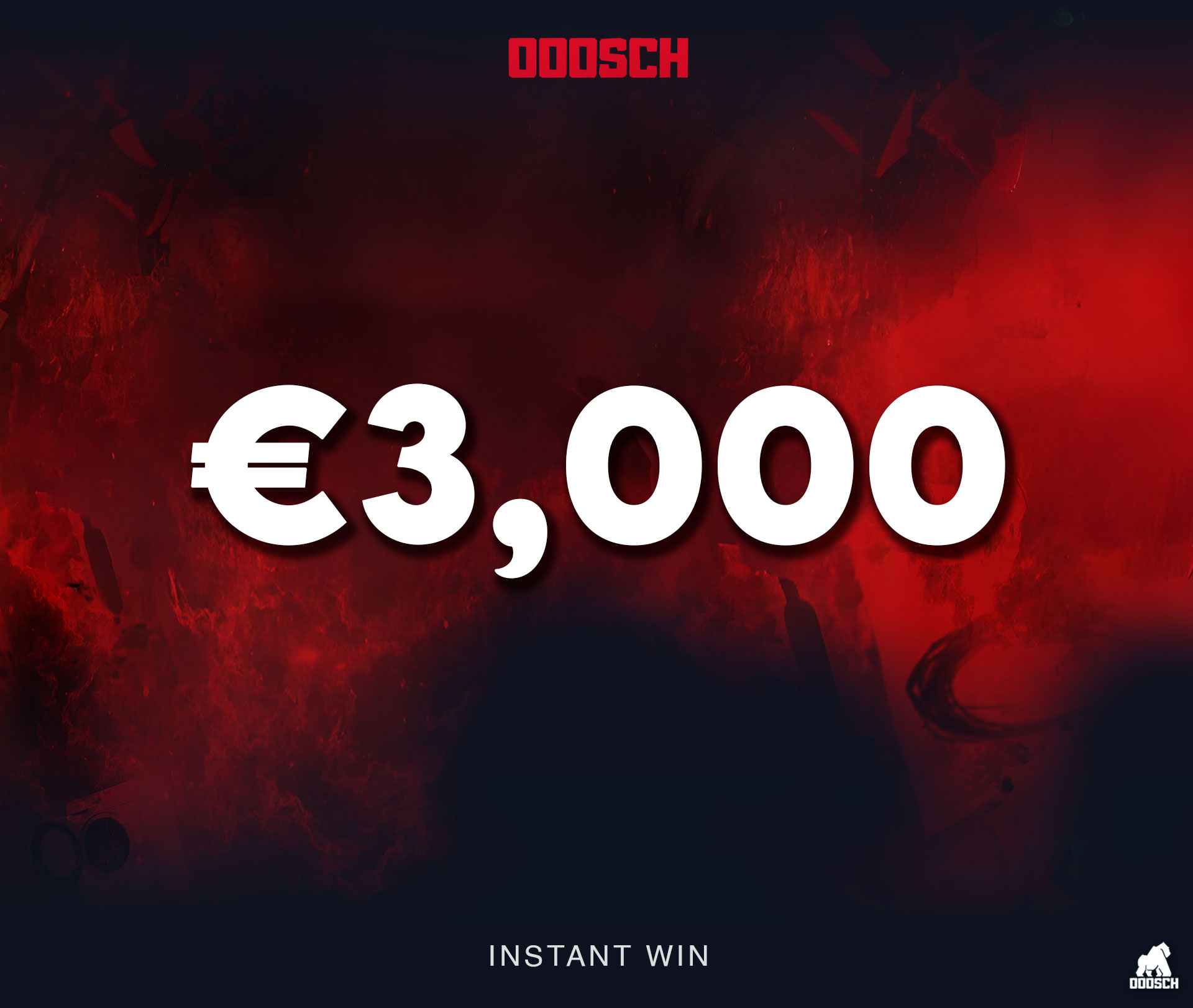 €3,000 Cash