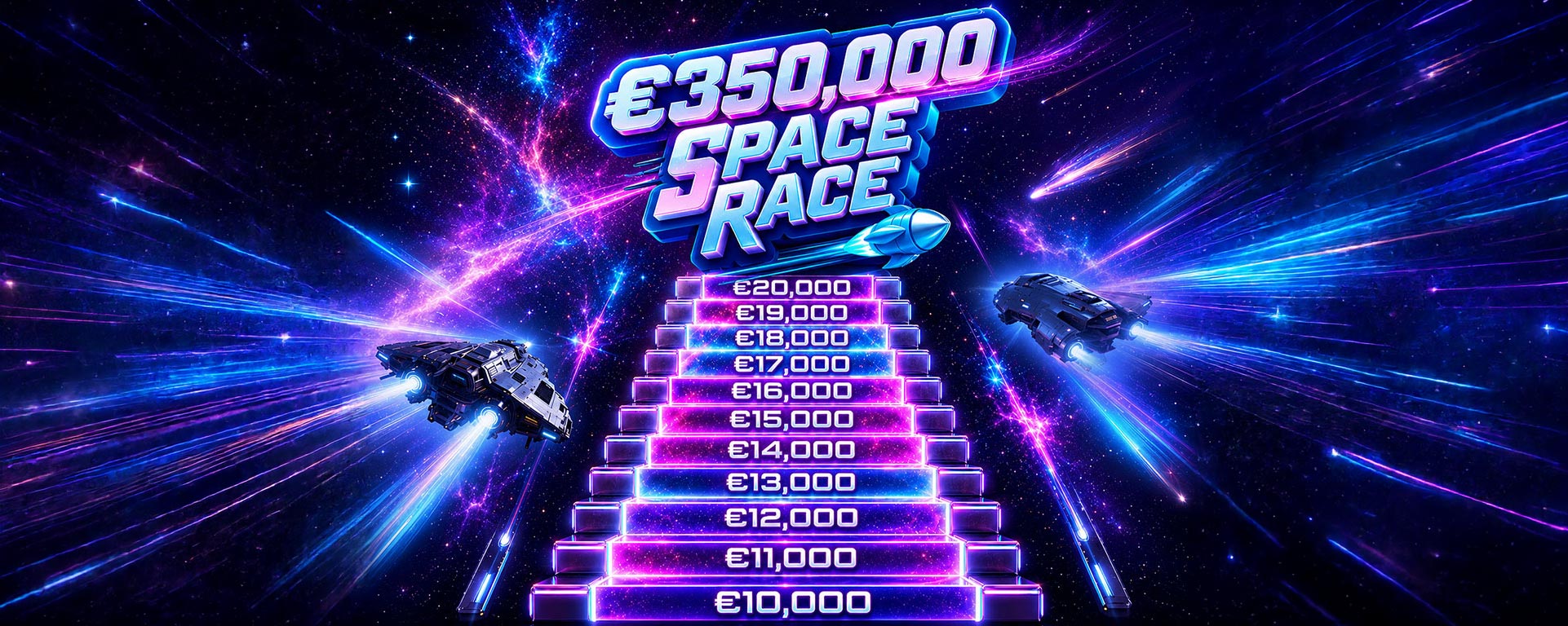 €350,000 Cash Space Race Instant Scratch