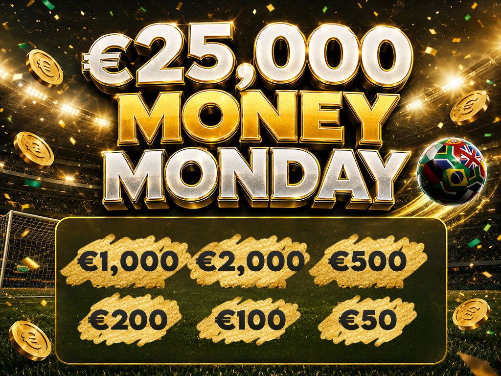 €25,000 Money Mondays Instant Scratch