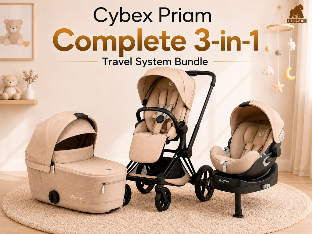 Cybex Priam 5 Complete Travel System Bundle 