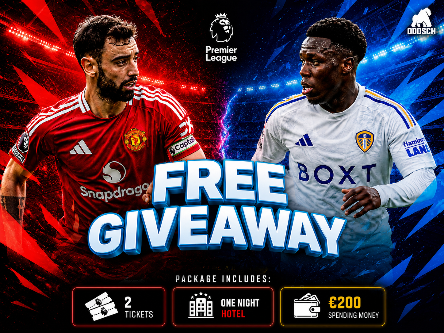Man Utd v Leeds in Dublin Croke Park - FREE GIVEAWAY