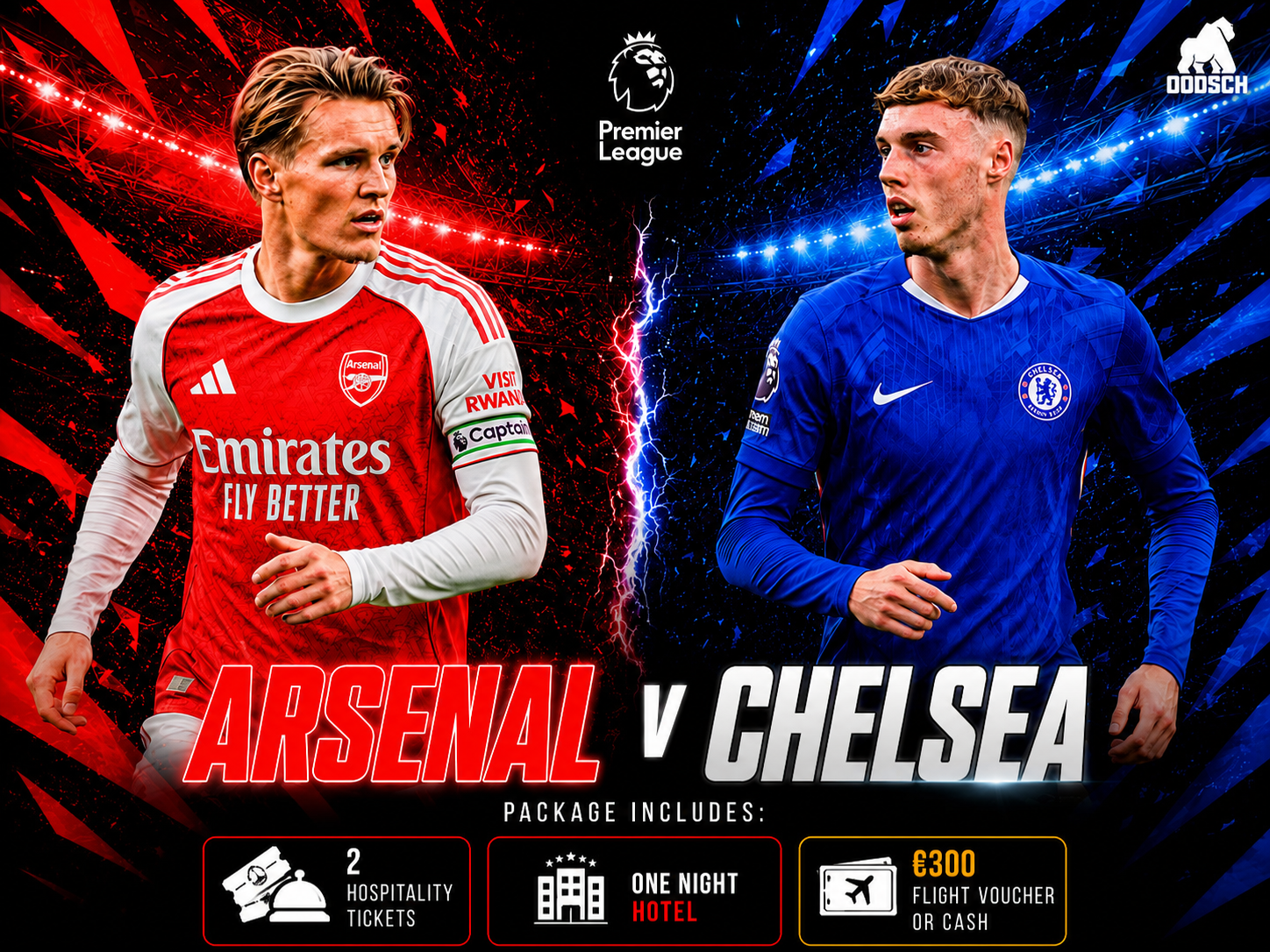Arsenal V Chelsea Hospitalty Package