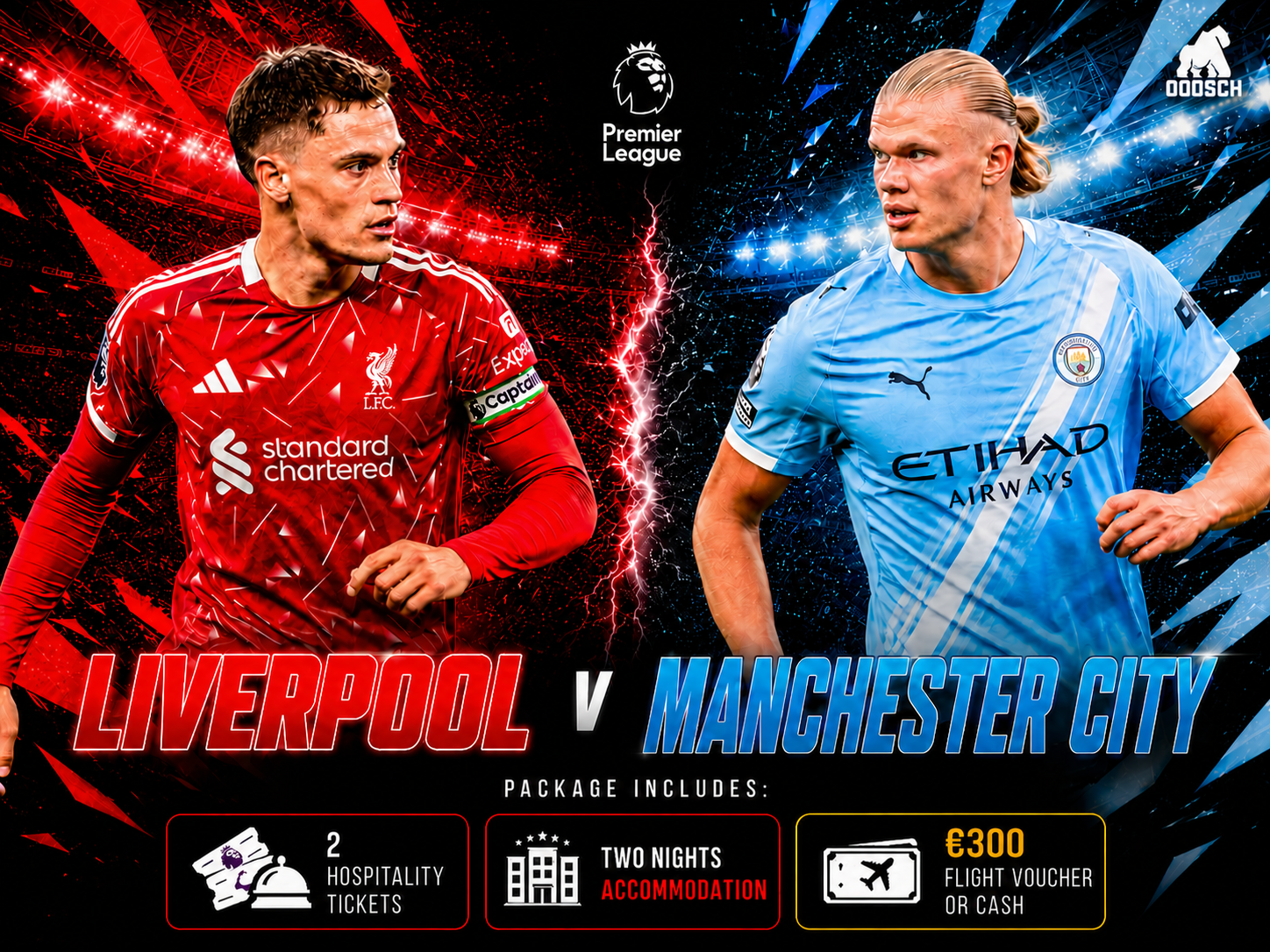 Liverpool V Manchester City Hospitality Package